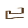HANAH HOME Zidna polica Ravi Antique Walnut - slika 4