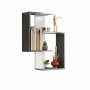 HANAH HOME Zidna polica Lisbon Anthracite White - slika 5
