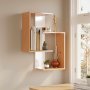 HANAH HOME Zidna polica Lisbon White Natural - slika 3