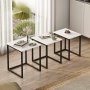 HANAH HOME Set 3 stočića Dublin White - slika 2