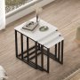 HANAH HOME Set 3 stočića Dublin White - slika 1