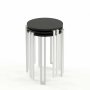 HANAH HOME Set 3 stočića Palma Black White - slika 2