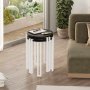 HANAH HOME Set 3 stočića Palma Black White - slika 1