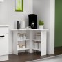 HANAH HOME Kuhinjski sto Corner White - slika 1