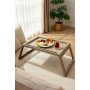 HANAH HOME Sto za laptop Lavine Beige - slika 1