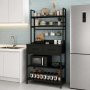 HANAH HOME Kuhinjska polica Frame Black - slika 1