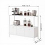 HANAH HOME Kuhinjski ormarić Brio White - slika 4