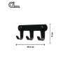 HANAH HOME Čiviluk Smart 3 Black - slika 5