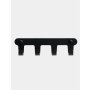 HANAH HOME Čiviluk Smart 4 Black - slika 2