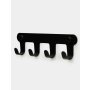 HANAH HOME Čiviluk Smart 4 Black - slika 1