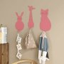 HANAH HOME Čiviluk Animal Kingdom Pink - slika 3
