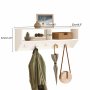 HANAH HOME Čiviluk Vigo White - slika 5