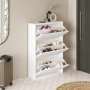 HANAH HOME Cipelarnik Bilbao White - slika 3
