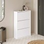 HANAH HOME Cipelarnik Bilbao White - slika 1