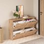 HANAH HOME Cipelarnik Toledo Walnut - slika 3