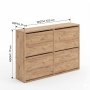 HANAH HOME Cipelarnik Toledo Walnut - slika 5