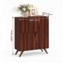 HANAH HOME Cipelarnik Venice Teak - slika 3