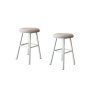 HANAH HOME Set 2 stolice Tivo Cream White - slika 1