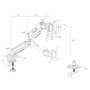 Aton Stoni nosač za monitor ATPS82 13–32'' do 9 kg - slika 4
