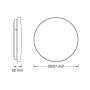 OSRAM LED plafonjera 26cm 12W 4000K IP20 bela - slika 2