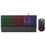 RAMPAGE KM-RX7 FORTUNA V2 combo set crni 42577 - slika 1