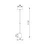 BRAYTRON Crna visilica 1xE27 BV04-00060 - slika 3