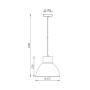 BRAYTRON Bela visilica 1xE27 BV05-00040 - slika 3