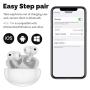 Airpods Bluetooth slušalice Soke XY-70 ANC bele - slika 4