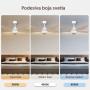 PROSTO Beli plafonski ventilator 142cm, 5 elisa, LED CFB5605L-5/50WH - slika 3