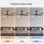 PROSTO Plafonski ventilator 142cm, 5 elisa, LED svetlo CFB5605L-5/50 - slika 3