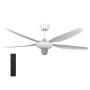 PROSTO Beli plafonski ventilator 137cm, 5 elisa CFB5404-5/40WH - slika 1