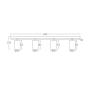 BRAYTRON Zlatna spot lampa 4xGU10 BH04-00846 - slika 3