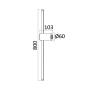 BRAYTRON Crna zidna LED lampa 16W BH07-04101 - slika 4