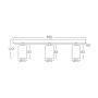 BRAYTRON Zlatna spot lampa 3xGU10 BH04-00836 - slika 3