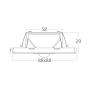 BRAYTRON Siva zidna LED lampa 1.5W BH07-00382 - slika 4