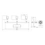 OSRAM PRIMAL bela spot lampa 3xGU10 4099854587467E - slika 3
