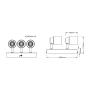 OSRAM PRIMAL PL bela spot lampa 3xGU10 4099854587481E - slika 3