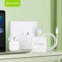 Bavin Slušalice AirPods + kabl lightning bela - slika 1