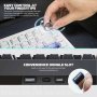 FANTECH Tastatura Mehanička Gaming MK921 Maxfit 8 Wireless white brown switch - slika 2