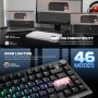 FANTECH Tastatura Mehanicka Gaming MK921 Maxfit 8 Wireless pink (brown switch) - slika 4