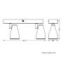 LEDVANCE Spot lampa 2xGU10 4058075826434E - slika 4
