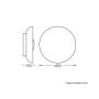LEDVANCE Plafonjera 2xE27 4058075829169E - slika 4