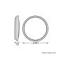 LEDVANCE LED plafonjera 36W toplo bela 4058075829282E - slika 4