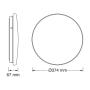 OSRAM LED plafonjera 24W 6500K IP44 - slika 3