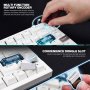 FANTECH Tastatura Mehanička Gaming MK920 RGB Maxfit 6 Wireless bela (Brown switch) - slika 2