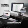 FANTECH Tastatura Mehanička Gaming MK916 RGB Maxfit AIR99 Wireless grey (brown switch) - slika 2