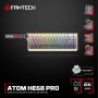 FANTECH Tastatura Wired Magnetic Gaming MK922 Atom HE68 Pro Retro bez (emerald switch) - slika 1