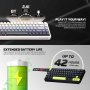 FANTECH Tastatura Wired Magnetic Gaming MK922 Atom HE68 Pro Retro bez (emerald switch) - slika 3