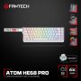 FANTECH Tastatura Wired Magnetic Gaming MK922 Atom HE68 Pro Topo bela (emerald switch) - slika 1