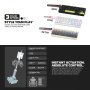 FANTECH Tastatura Wired Magnetic Gaming MK922 Atom HE68 Pro Topo bela (emerald switch) - slika 5